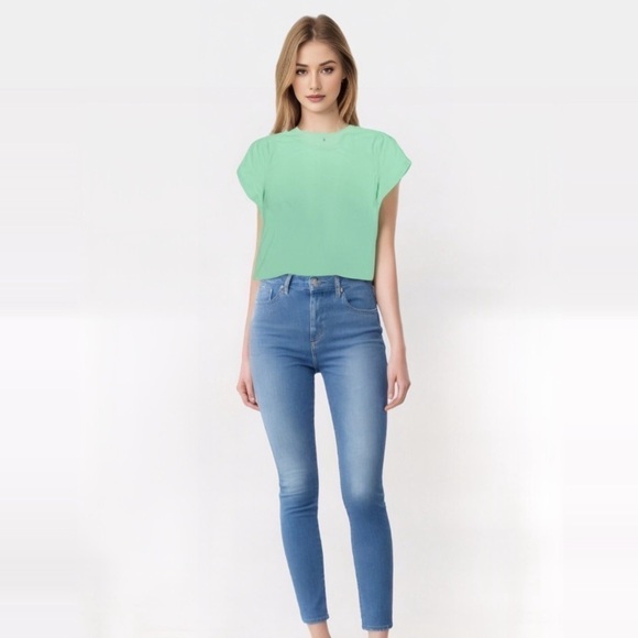 ID Ideology Women's Birdseye Mesh T-Shirt, T-shirt green ash - Picture 3 of 11